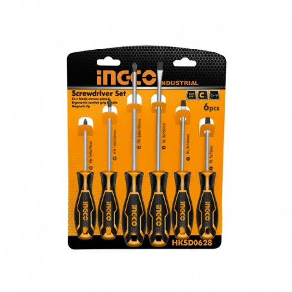 Ingco 6 pcs screwdriver set - HKSD0628