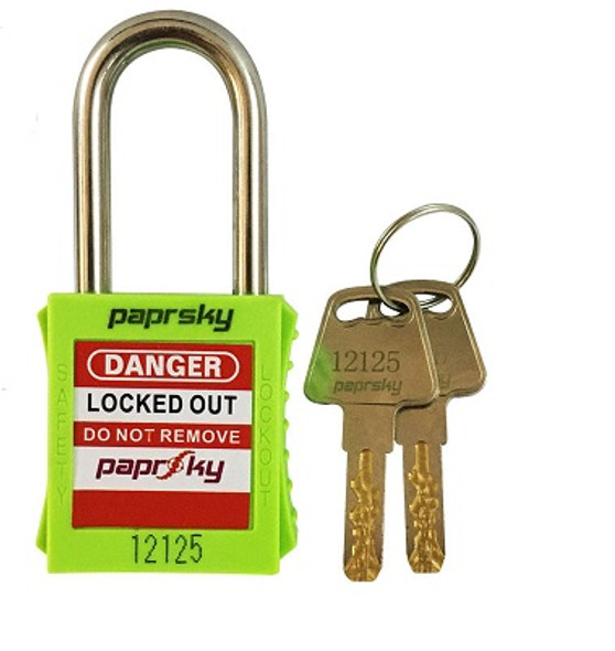 Lockout Padlock LGreeen LOTO locks PS-LOTO-PPR-38 [[product_type]]