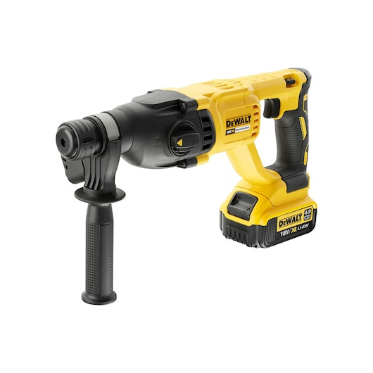 Dewalt CORDLESS ROTARY HAMMER 26 MM 18V SDS-Plus ( 1BATTERY 4Ah & charger ) XR Brushless DCH133M1-GB