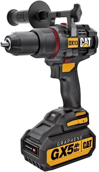 CAT DX13 18V Brushless Hammer Drill with Graphene Battery