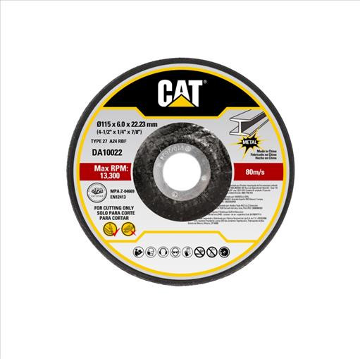 CAT DA10022 115mm Thick Grinding Disc 6.0mm Aluminum Oxide
