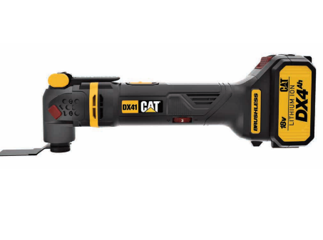 CAT DX41 18V Brushless Oscillating Multi-Tool with Tool-less System
