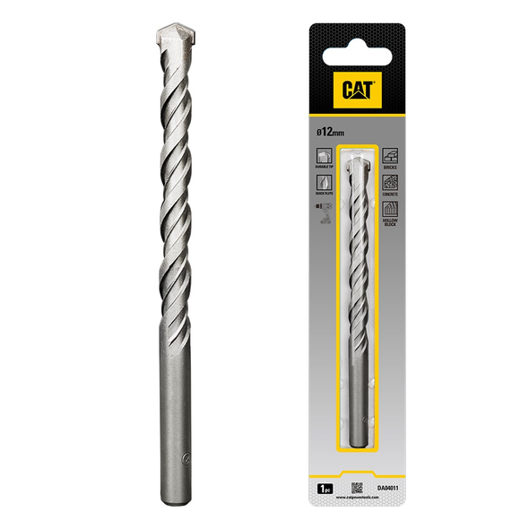 CAT DA04011 12x150mm Straight Shank Masonry Drill Bit