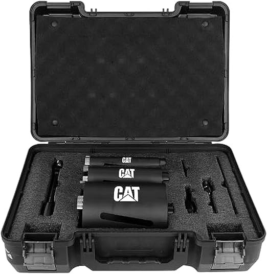 CAT DA09901 Diamond Core Drill Set with Laser Welding