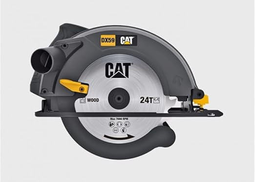 CAT DX59 1500W 185mm Circular Saw with Aluminium Guard
