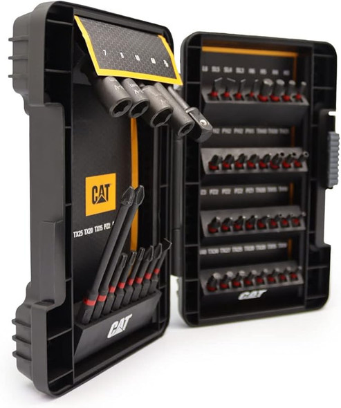 CAT DA01902 45 Piece Manganese Phosphate Coated Bit Set
