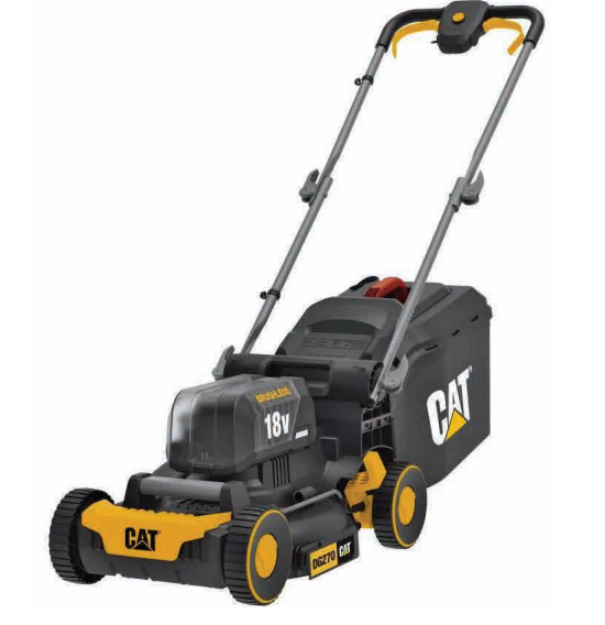 CAT DG270 18V Brushless Lawnmower with Intellicut Tech

