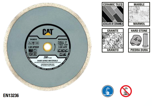 CAT DA30512 350mm Trade Diamond Blade for Industrial Masonry
