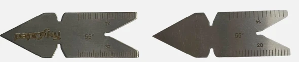 THREAD SCALE CENTRE GAUGE – 55° PSPT-SS-TSCG-55-60