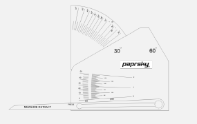 SLIDING POINTER SKEW FILLET WELD GAUGE  (PSPT-SS-SFW-30-50) 