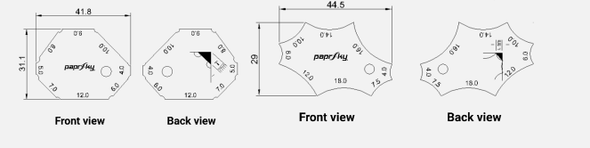 FILLET WELD GAUGE (POCKET TYPE) – 2 PIECES  (PSPT-SS-FWG-2-4) 