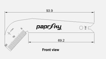 HANDHELD DRILL POINT GAUGE (PSPT-SS-DPG-20-118) 