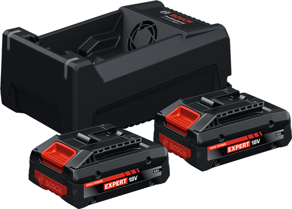 Bosch 2X EXBA18V-40 + GAL 12V/18V-80 2x EXBA18V-40 + GAL 12V/18V-80 Starter Set