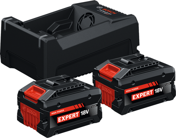 Bosch 2X EXBA18V-55 + GAL12V/18V-80 2x EXBA18V-55 + GAL12V/18V-80 Starter Set