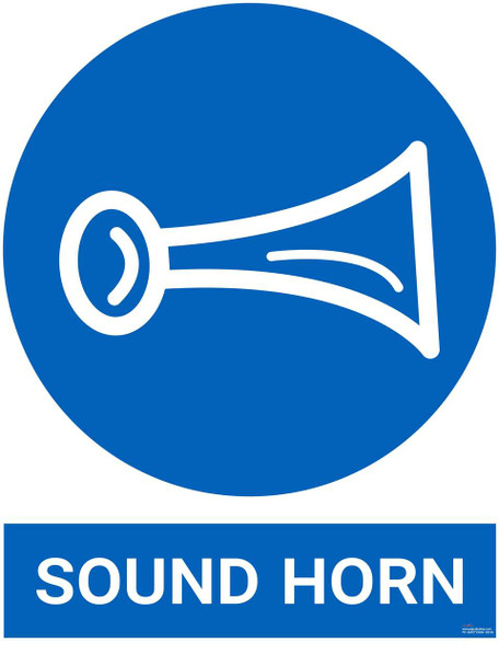 Safety sign - Sound Horn [[product_type]]