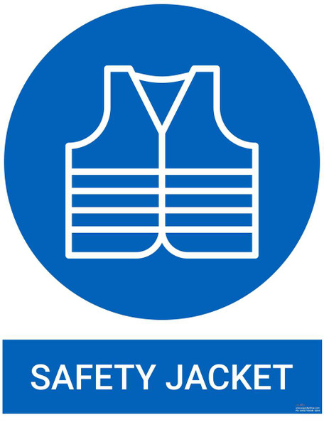 Safety sign - Safety jacket [[product_type]]