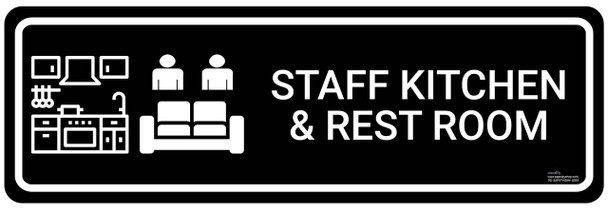 Safety sign - Staff kitchen and rest room [[product_type]]