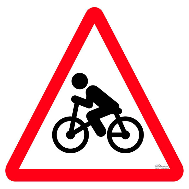 Safety sign - Cycle crossing [[product_type]]