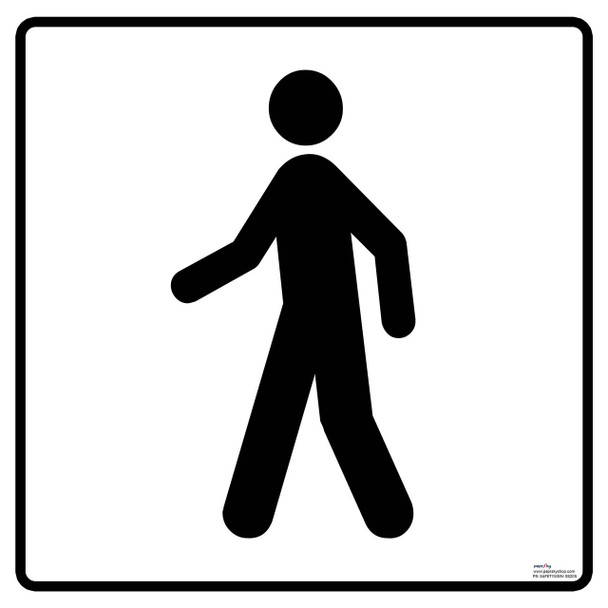 Safety sign - Closed to pedestrians [[product_type]]