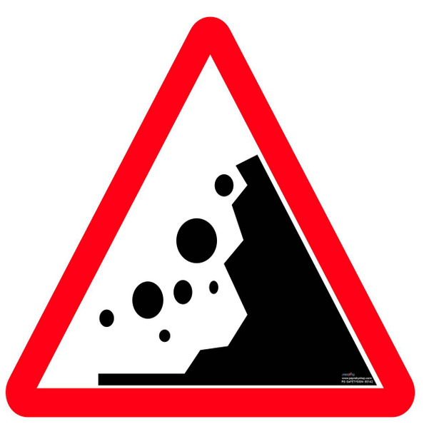 Safety sign - Falling Rocks 2 [[product_type]]