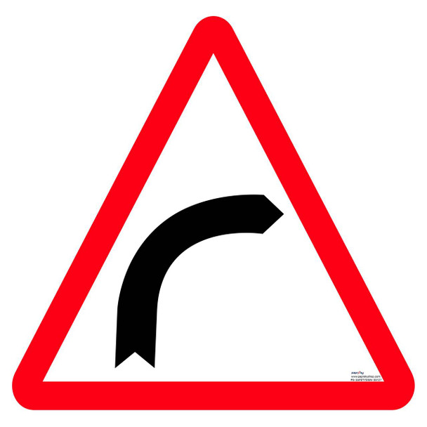 Safety sign - Right hand curve [[product_type]]