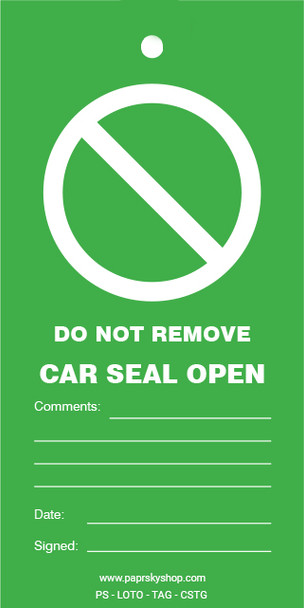 Do Not remove Car Seal Open [[product_type]]