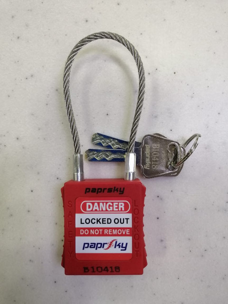 Lockout Padlock Red PS-LOTO-PWR-38 [[product_type]]