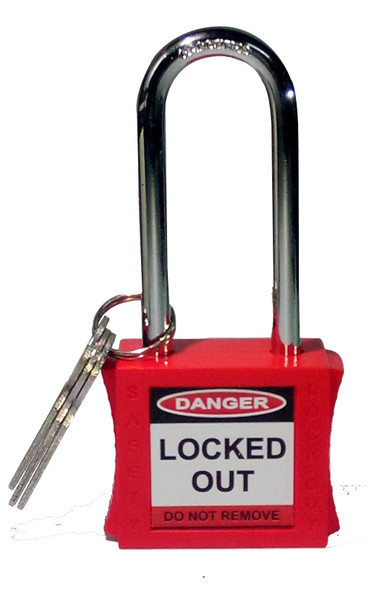 Jacket Padlock Red PS-LOTO-PPJL-60 in KSA [[product_type]]