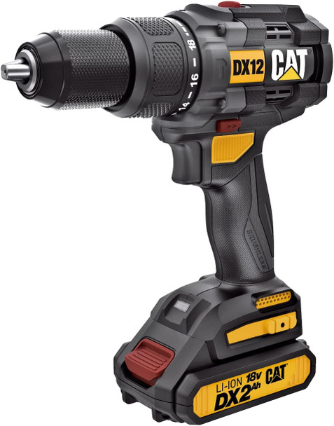 CAT DX12 18V Brushless Hammer Drill with Impact Function