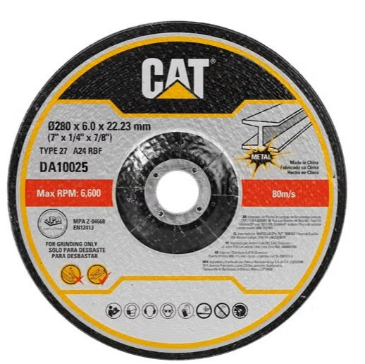 CAT DA10025 230mm Thick Grinding Disc 6.0mm 6600 RPM
