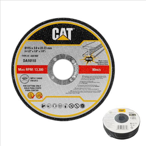 CAT DA10118 115mm Cutting Disc 3.0mm Flat Aluminum Oxide
