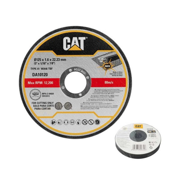 CAT DA10120 125mm x 1.6mm Flat Cutting Disc
