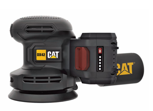 CAT DX42B 18V 2-in-1 Random Orbit Sander and Polisher
