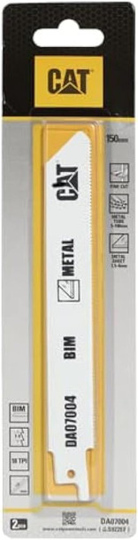CAT DA07004 S922EF Reciprocating Saw Blades 150mm 18tpi
