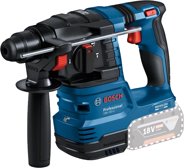 Bosch PRO GBH 185-LI Cordless Rotary Hammer with SDS plus