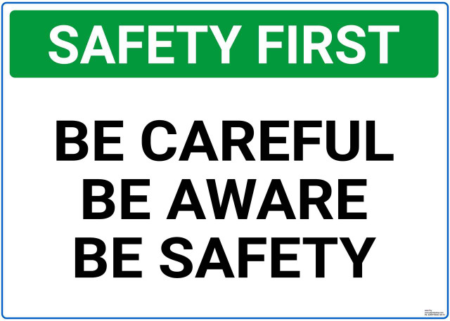 Safety sign - Warning - Construction site