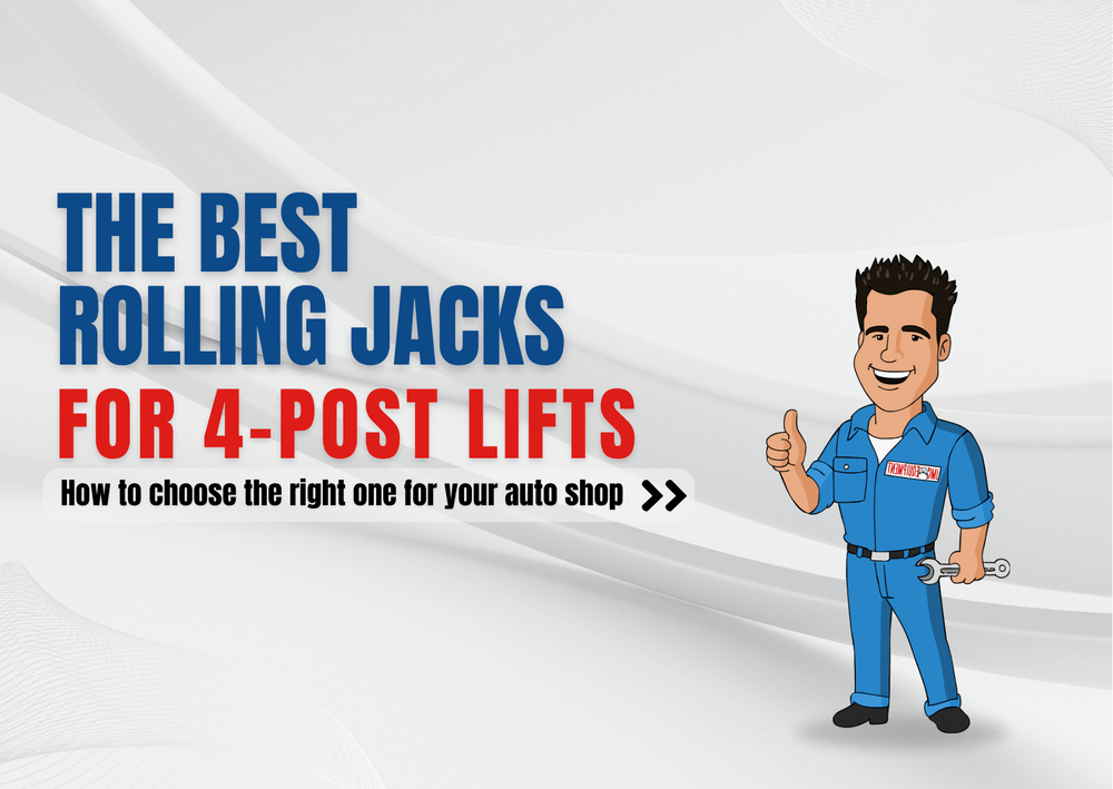 The Best Rolling Jacks for Your Auto Shop: How They Work with 4-Post Lifts