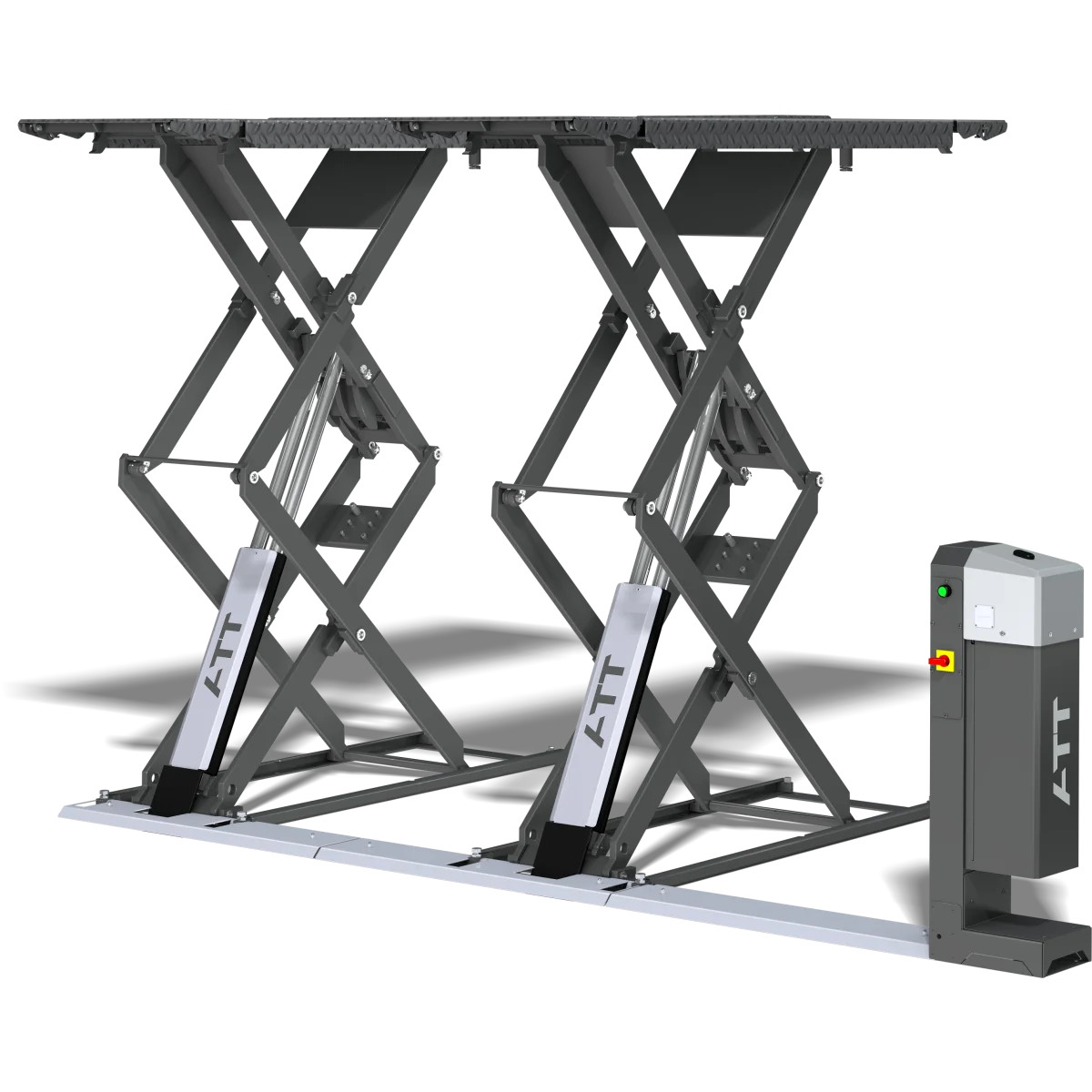 Nussbaum JUMBO 9 9,000 lb NT Hyperflow Full Rise Double Scissor Lift