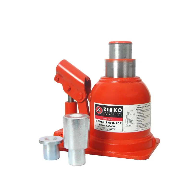 Zinko ZHFD-10F 10 Ton 2 Stage Bottle Jack