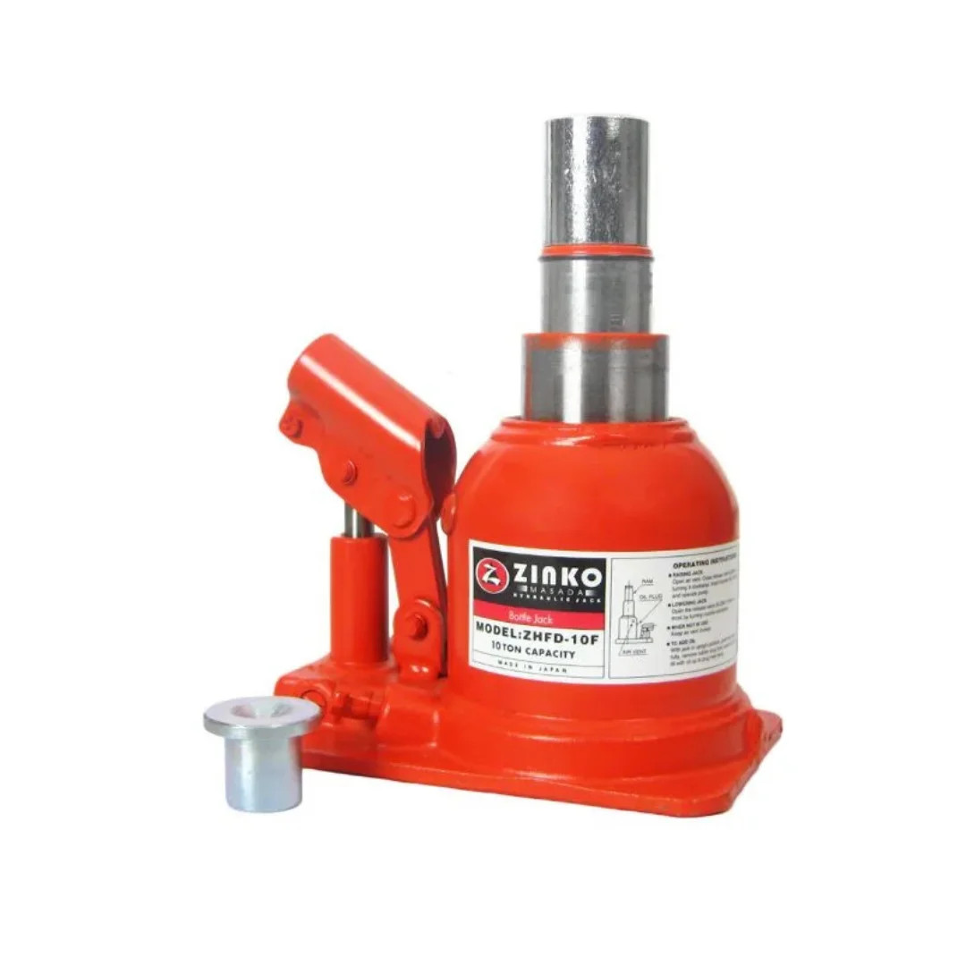 Zinko ZHFD-10F 10 Ton 2 Stage Bottle Jack