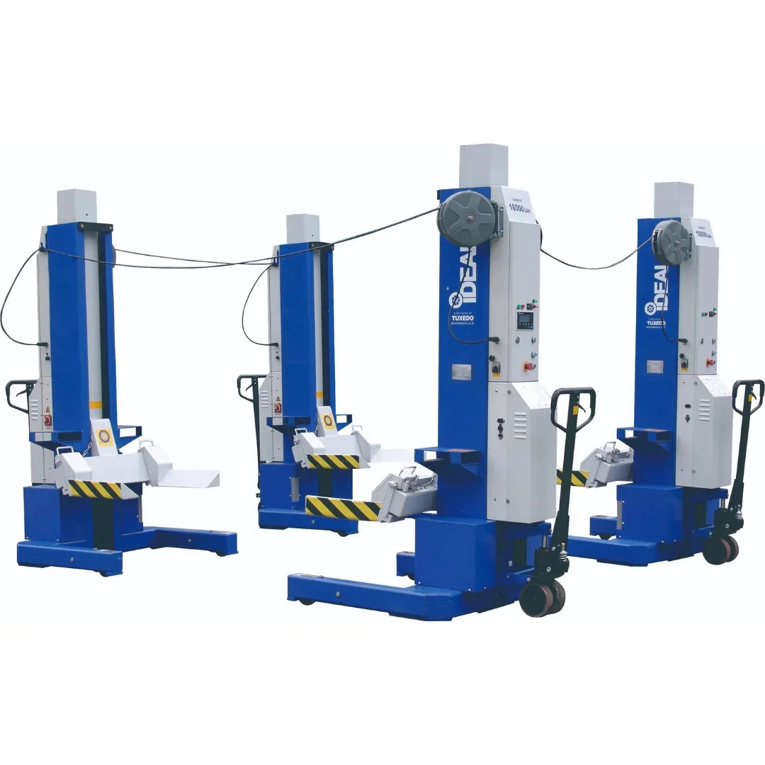 Ideal Lift 108,000 Lbs ALI Certified Mobile Column Lifts