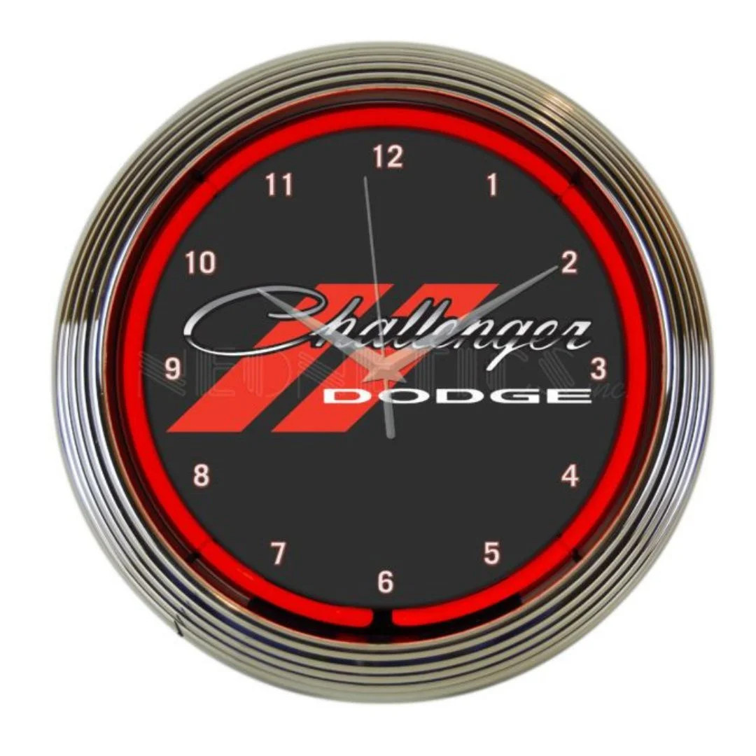 Neonetics Dodge Challenger Neon Clock