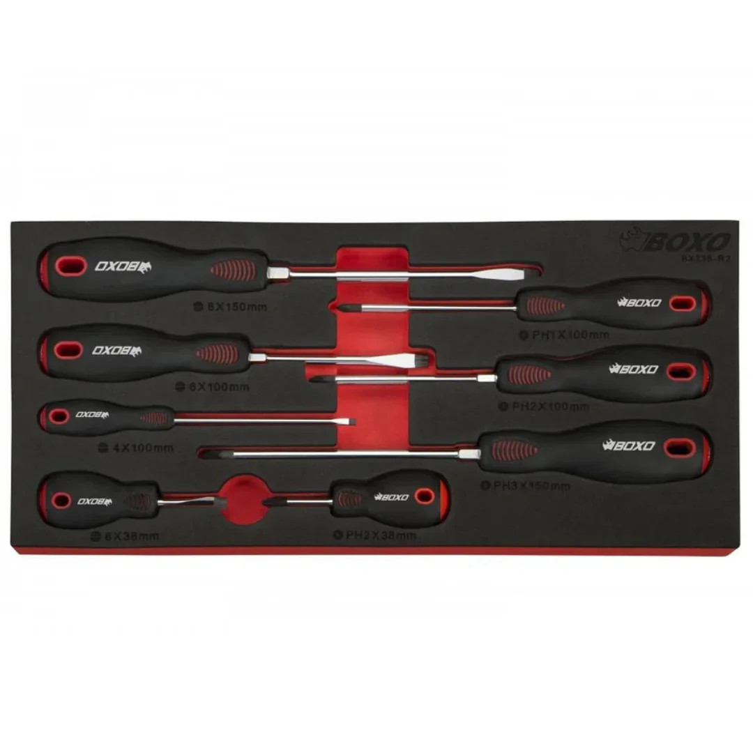 Boxo BX238-R2 8 Pc Screwdriver Set | JMC