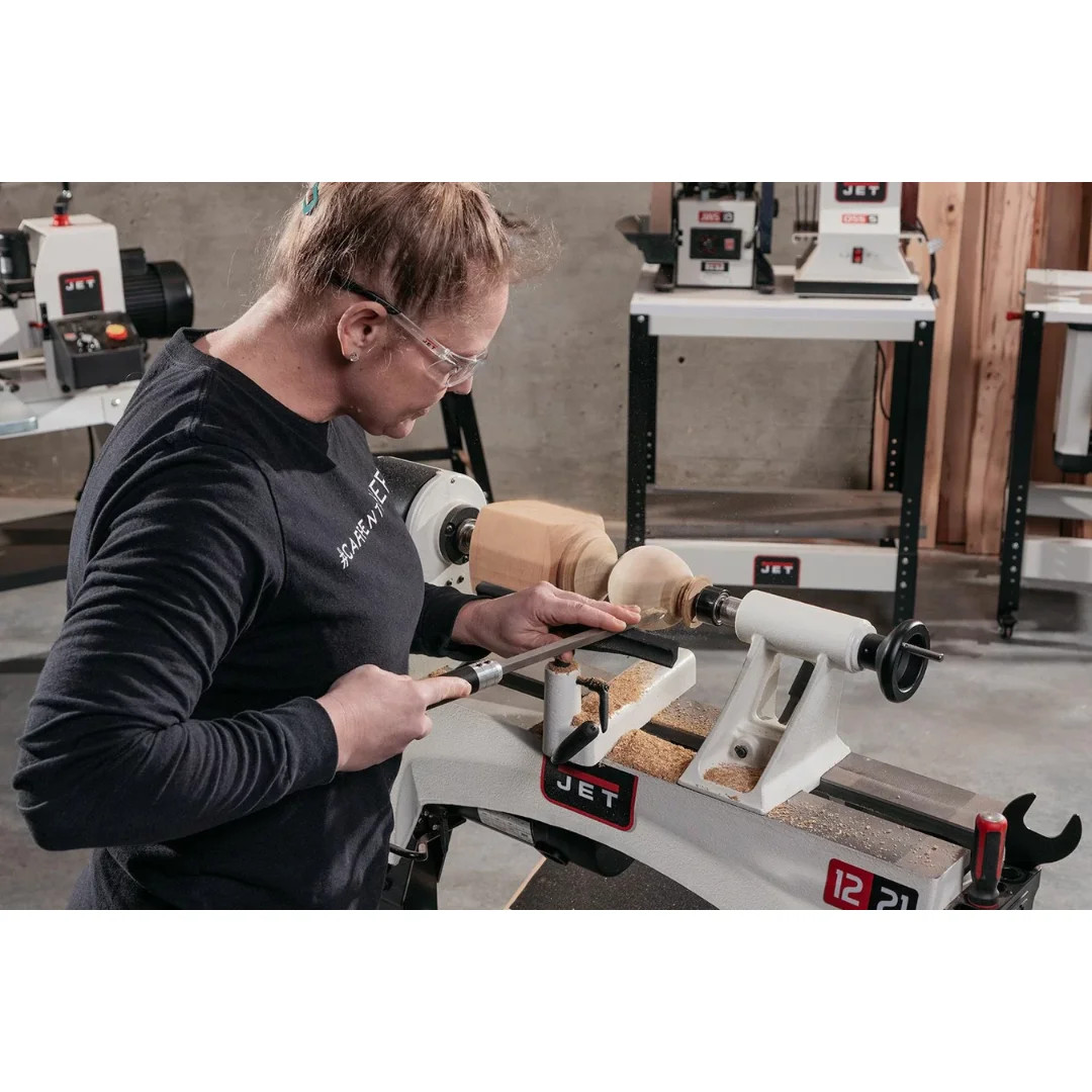 JET Tools 719200 JWL-1221VS 12'' x 21'' Variable Speed Wood Lathe