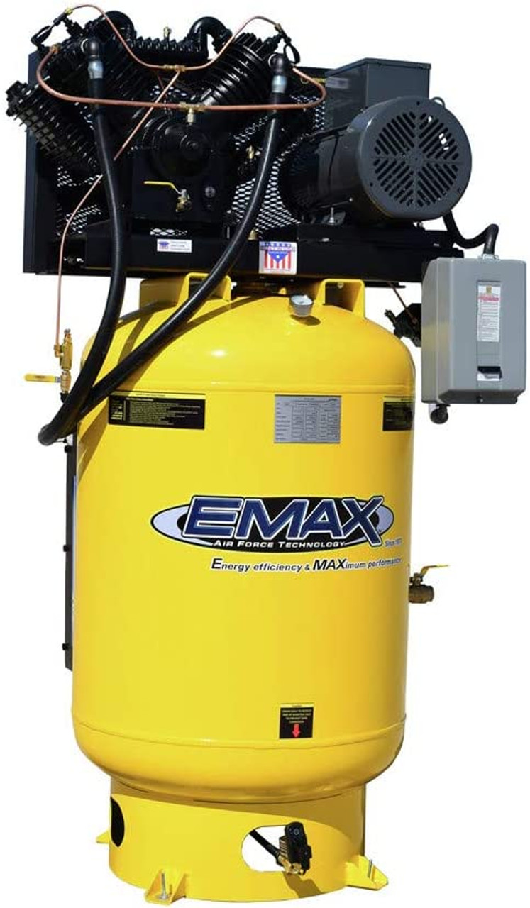EMAX ES10V080V1 Industrial Patented Silent Air 10-HP 80-Gallon