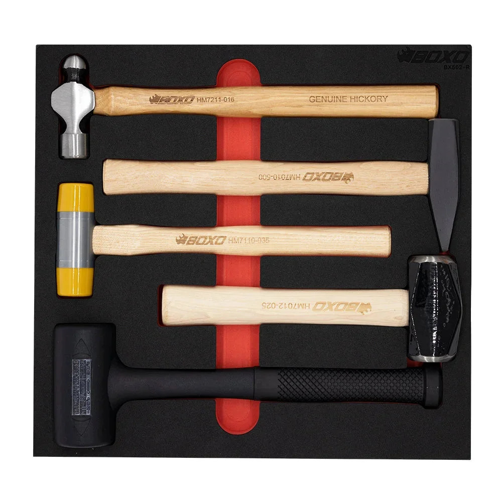 Boxo BX502-R 5-Piece Hammer Set | JMC