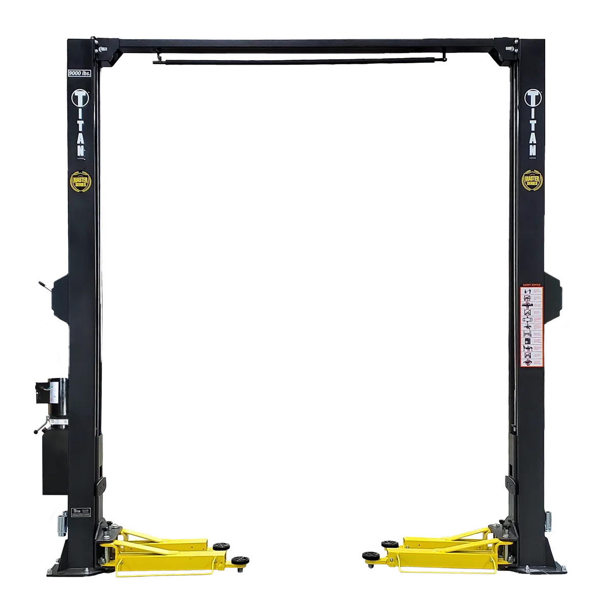 バンギラス（DP2） Titan Lifts HD2P-9KMSC 9000 Lb. Master Series Clearfloor 2-Post Lift