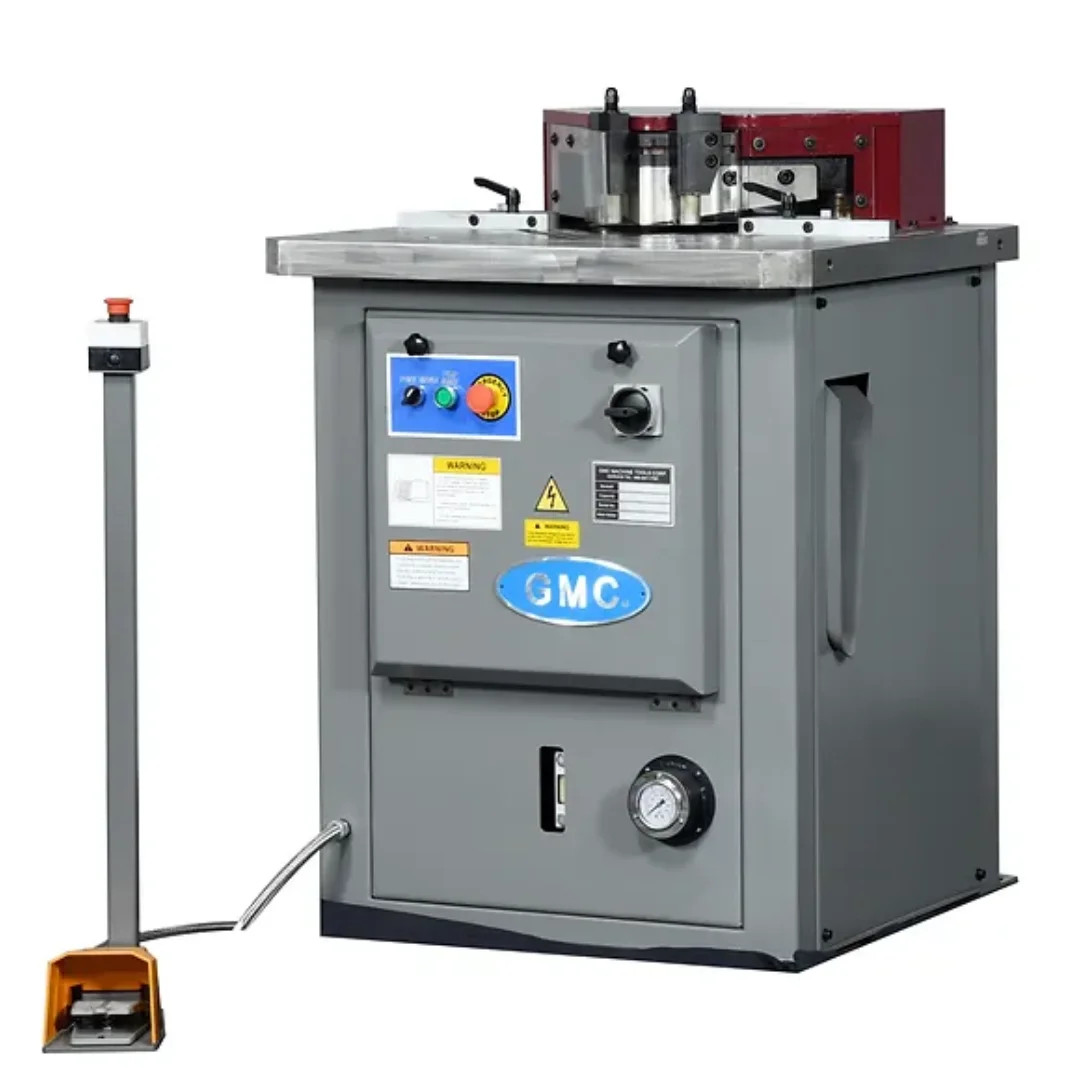 GMC HN25HA 1/4 in x 10 in Hydraulic Sheet Metal Notcher with Fixed Angle