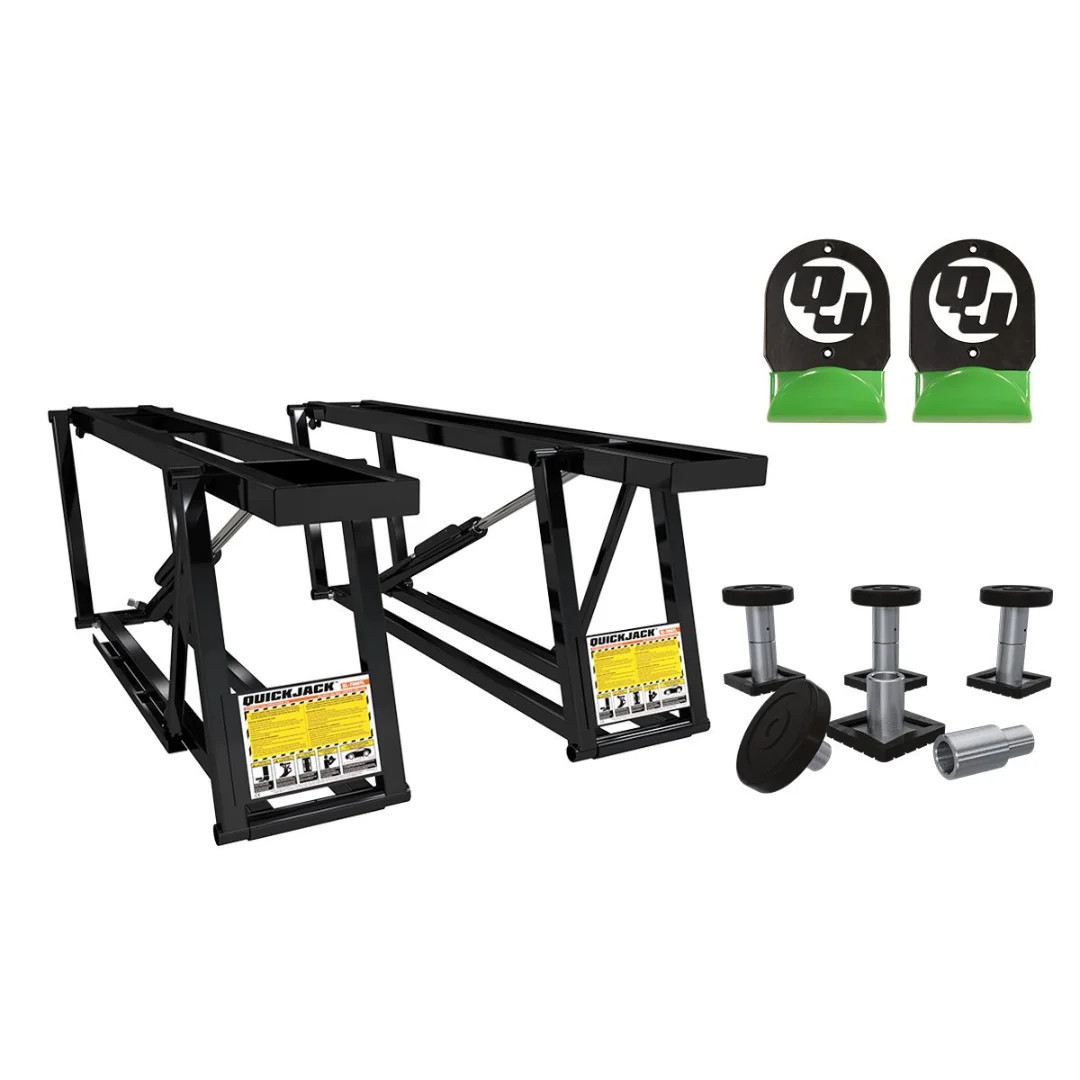 EX009 ジャンク Quickjack 8000TL-110V Lift + Hangers + SUV Adapter Set