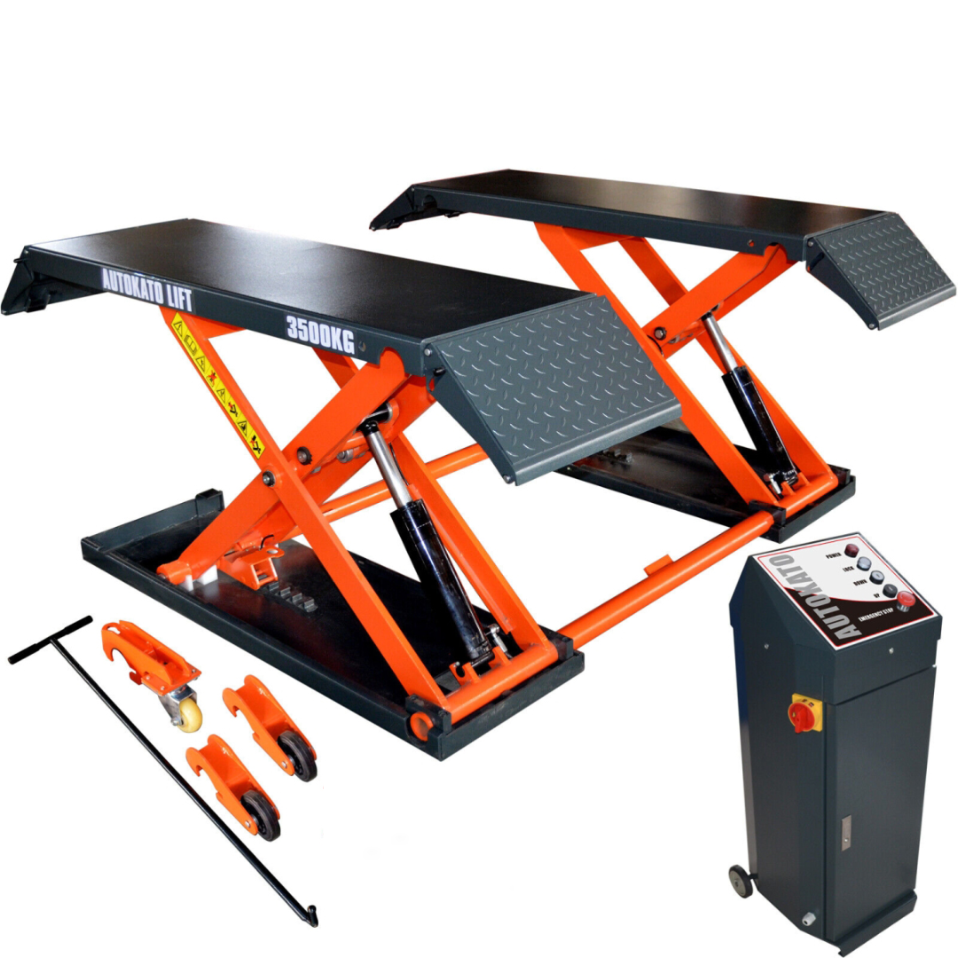 Katool KT-X80 8000 lbs. Pneumatic Lock Release Scissor Lift (110v